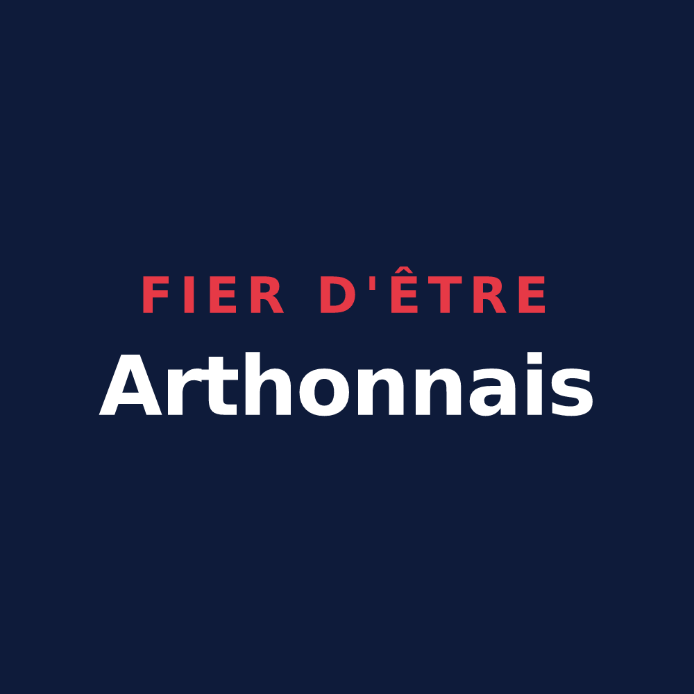 T-shirt « Fier d'être Arthonnais » — design pour Arthon