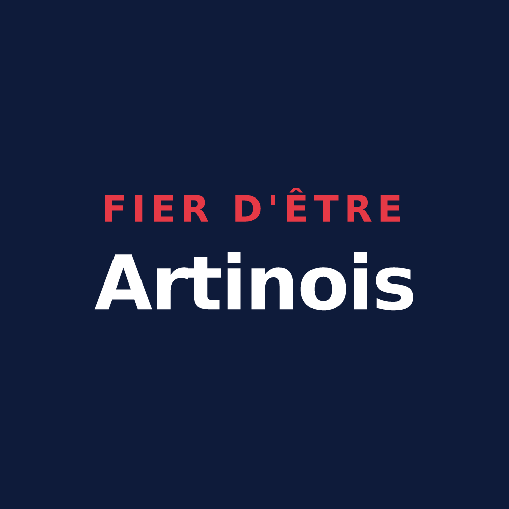 T-shirt « Fier d'être Artinois » — design pour Artins