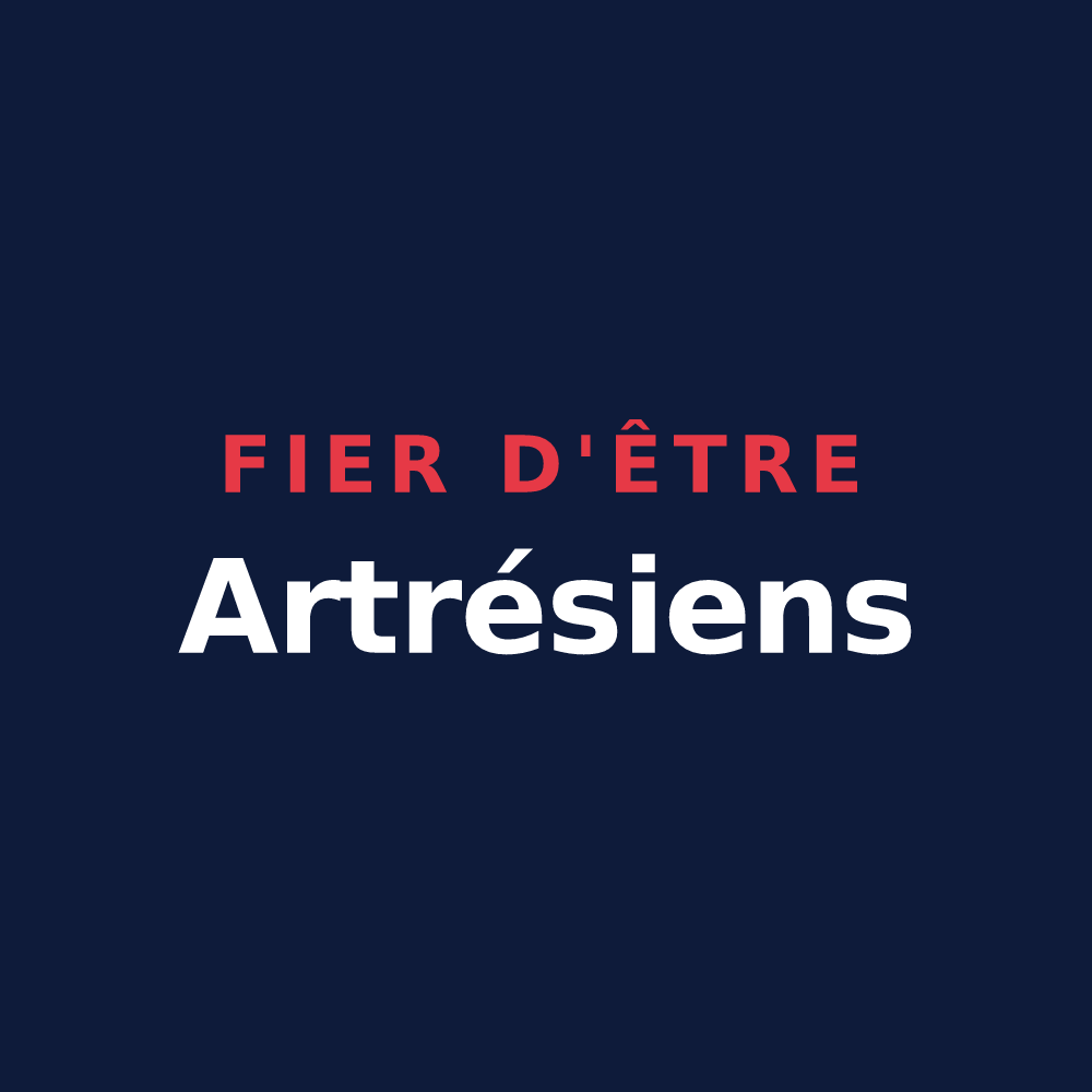 T-shirt « Fier d'être Artrésiens » — design pour Artres