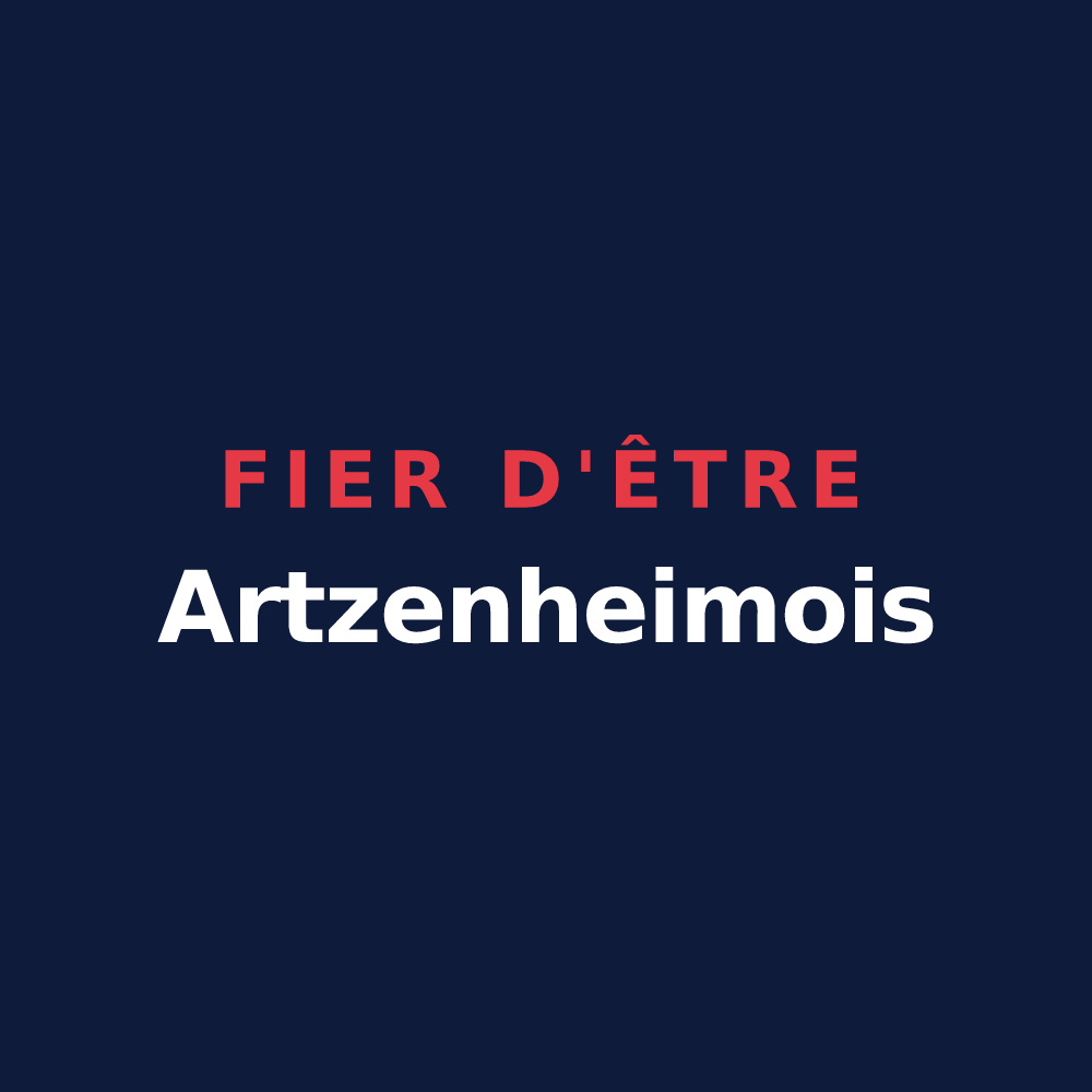 T-shirt « Fier d'être Artzenheimois » — design pour Artzenheim