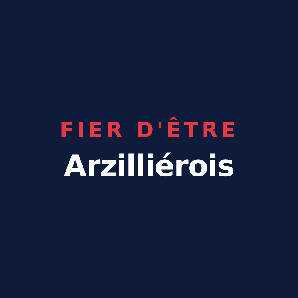 T-shirt « Fier d'être Arzilliérois » — design pour Arzillières-Neuville