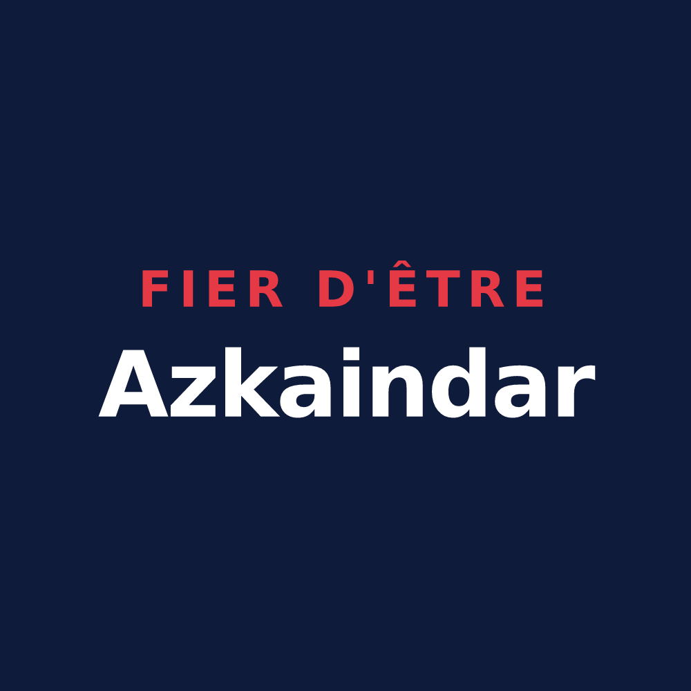T-shirt « Fier d'être Azkaindar » — design pour Ascain
