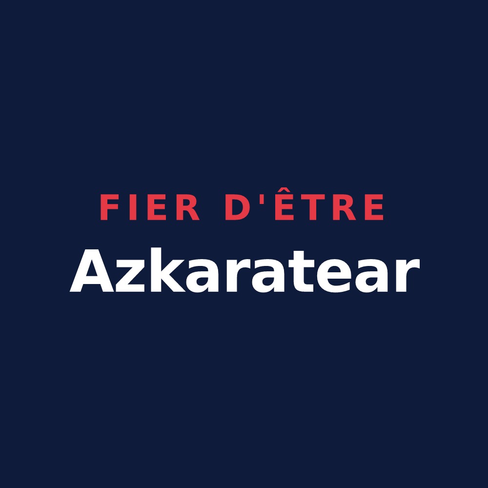 T-shirt « Fier d'être Azkaratear » — design pour Ascarat