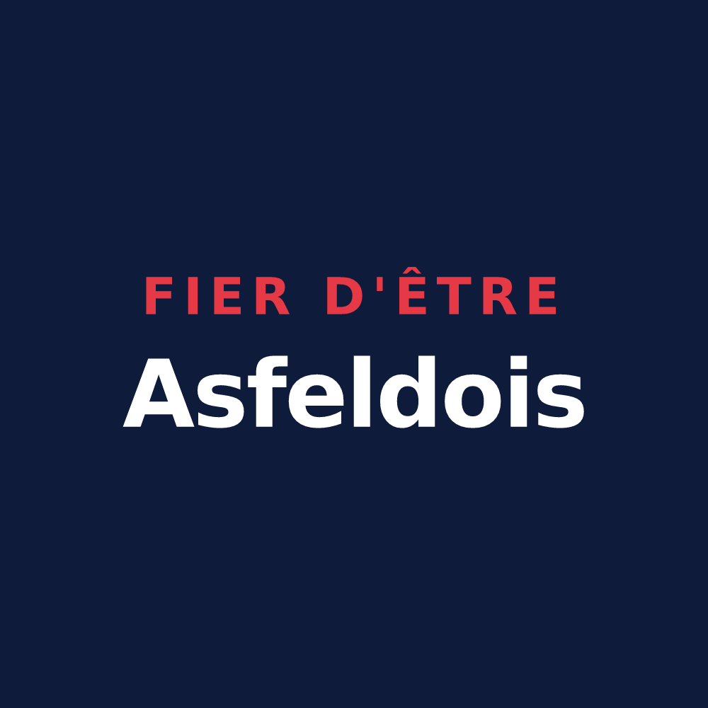 T-shirt « Fier d'être Asfeldois » — design pour Asfeld
