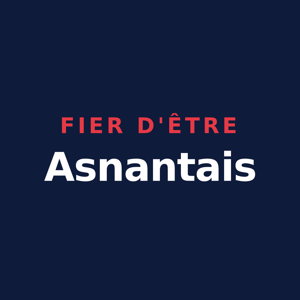 T-shirt « Fier d'être Asnantais » — design pour Asnan