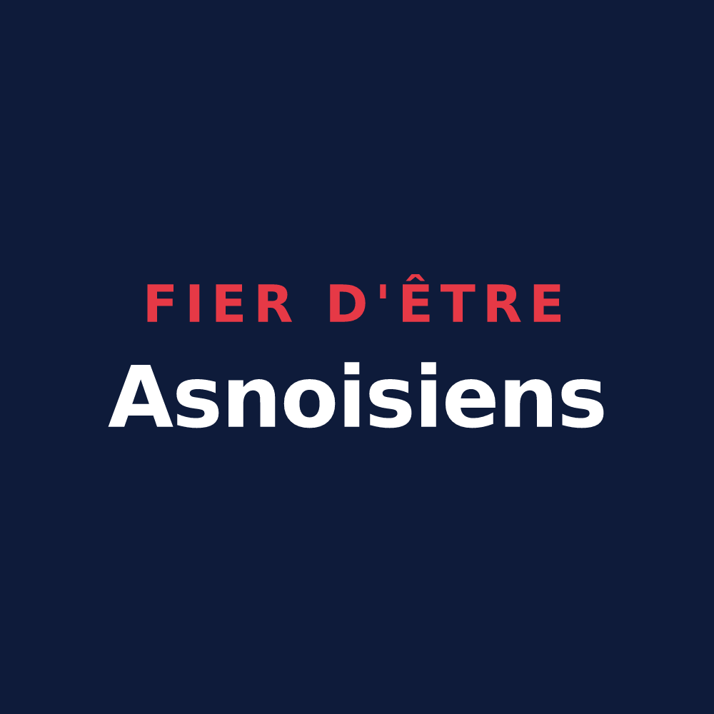 T-shirt « Fier d'être Asnoisiens » — design pour Asnois