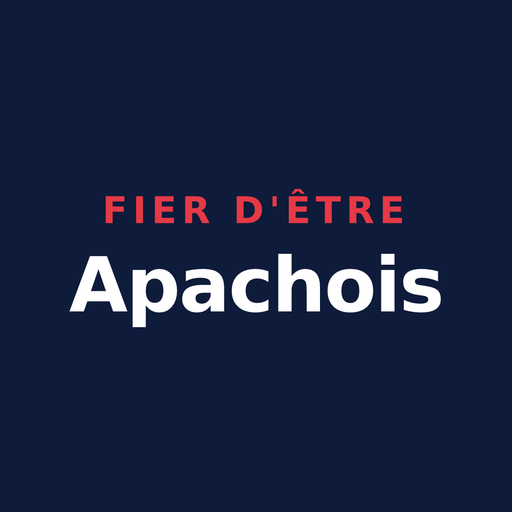 T-shirt « Fier d'être Apachois » — design pour Aspach