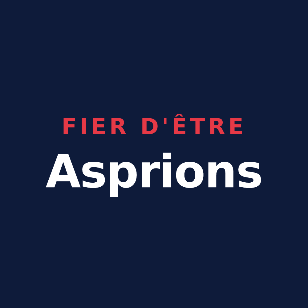 T-shirt « Fier d'être Asprions » — design pour Aspres-lès-Corps