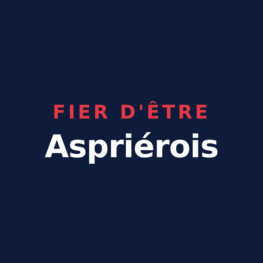 T-shirt « Fier d'être Aspriérois » — design pour Asprières