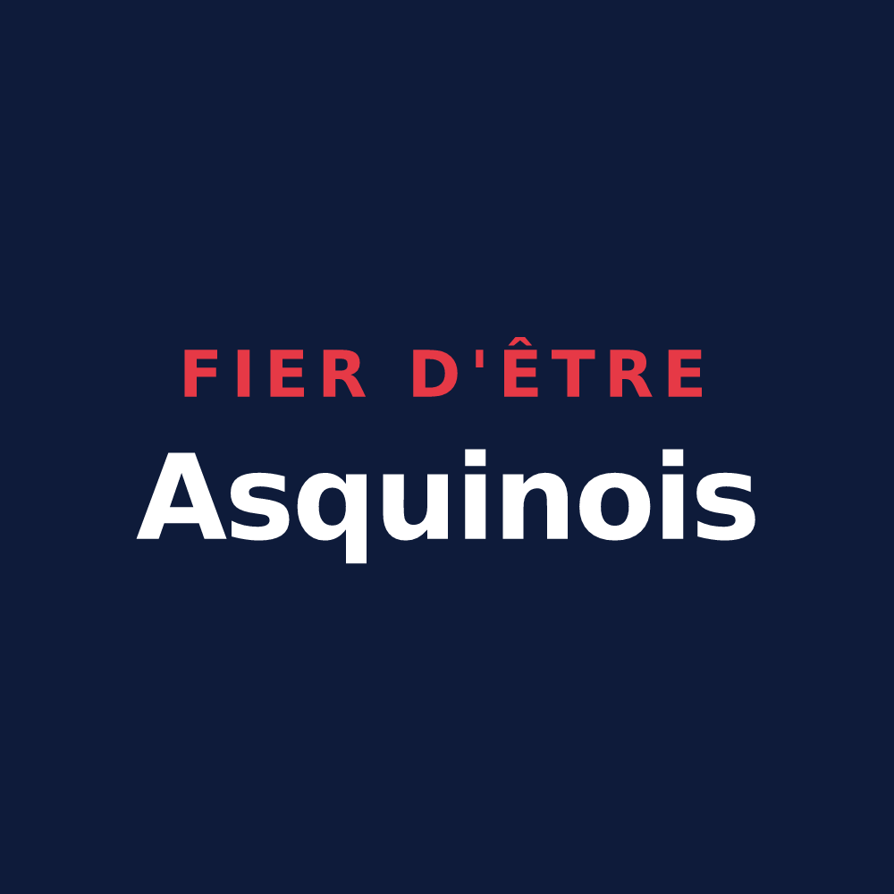 T-shirt « Fier d'être Asquinois » — design pour Asquins