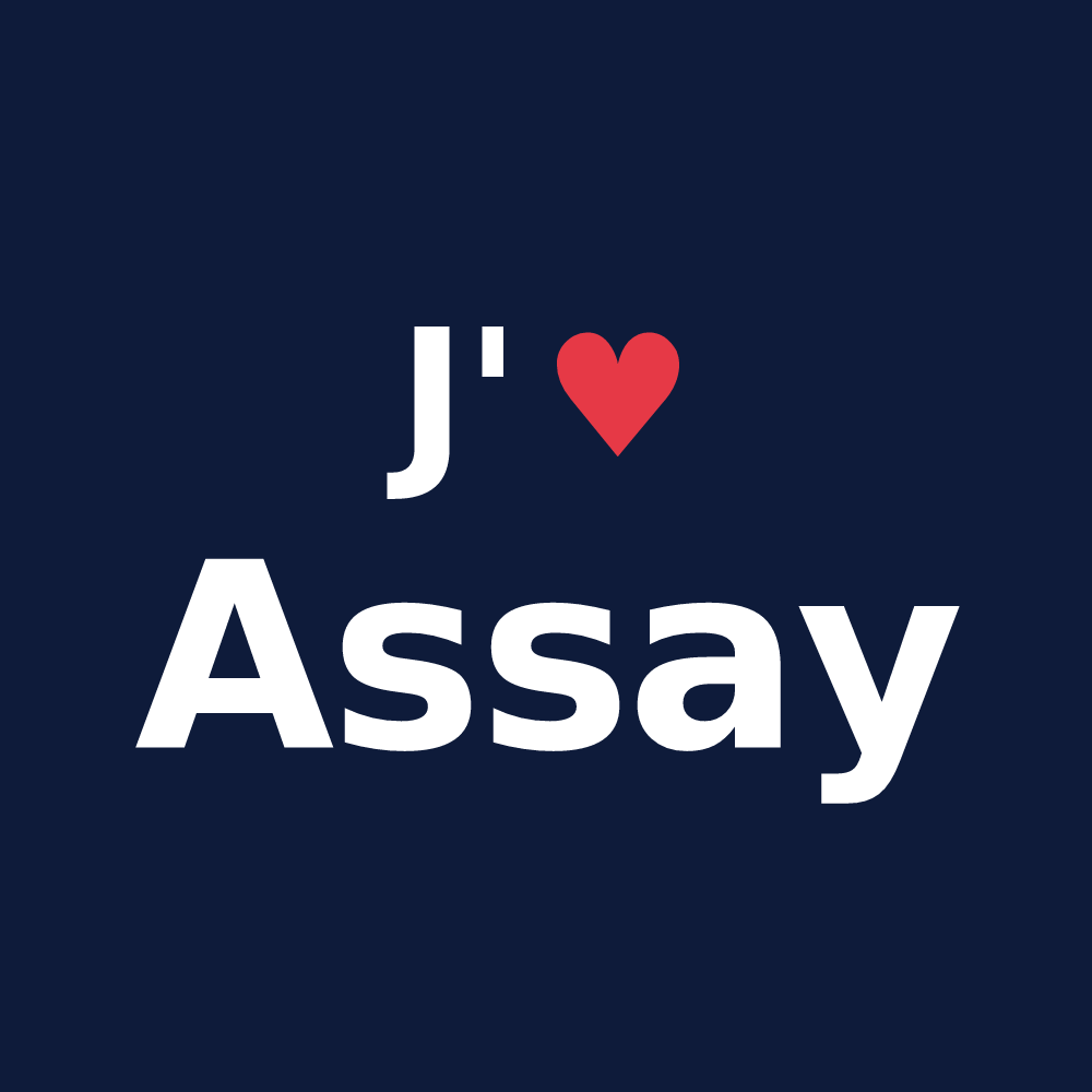 T-shirt personnalisé Assay — design J'aime Assay