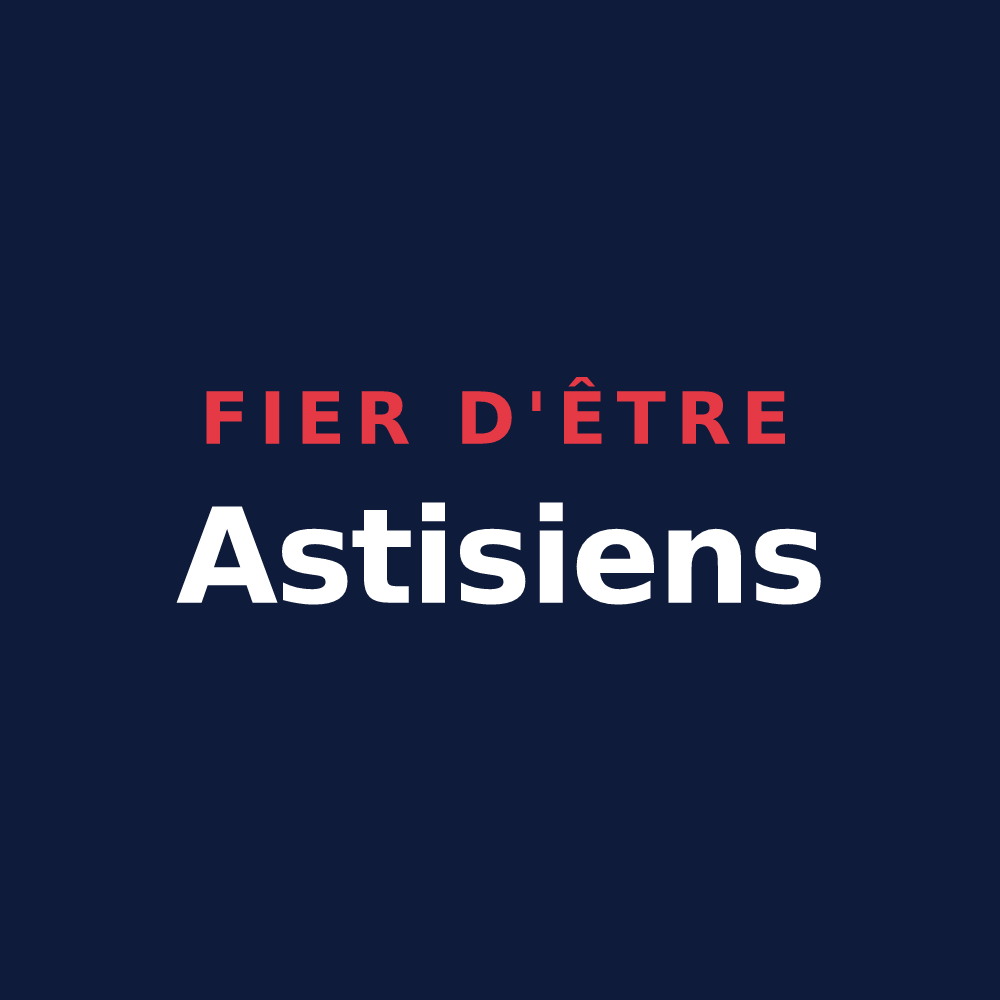 T-shirt « Fier d'être Astisiens » — design pour Astis