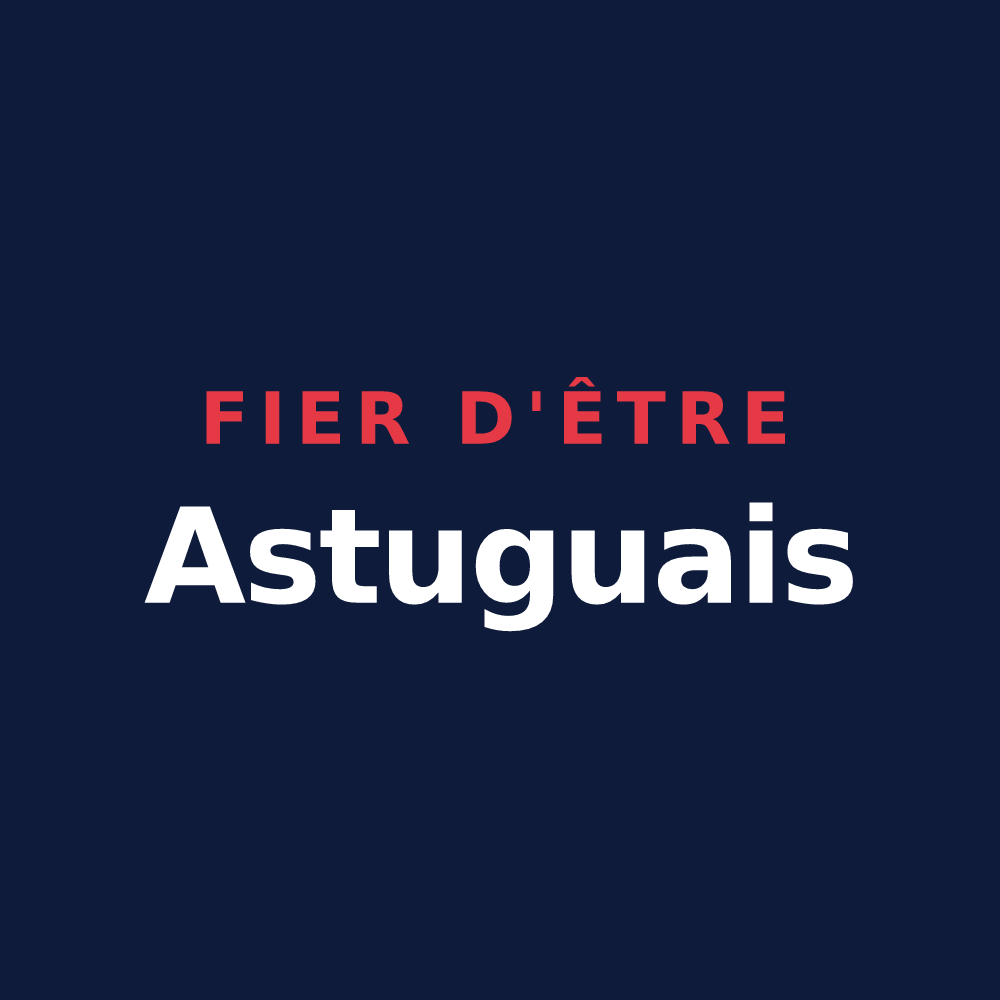 T-shirt « Fier d'être Astuguais » — design pour Astugue