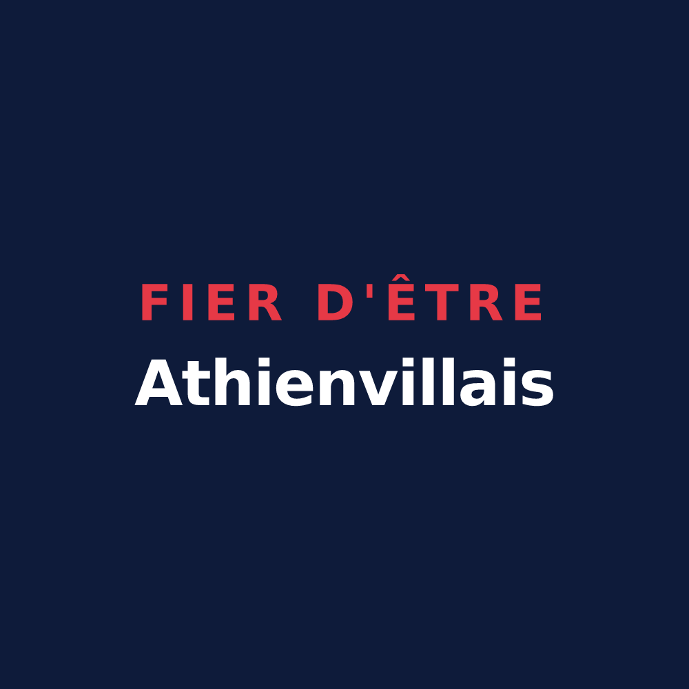 T-shirt « Fier d'être Athienvillais » — design pour Athienville
