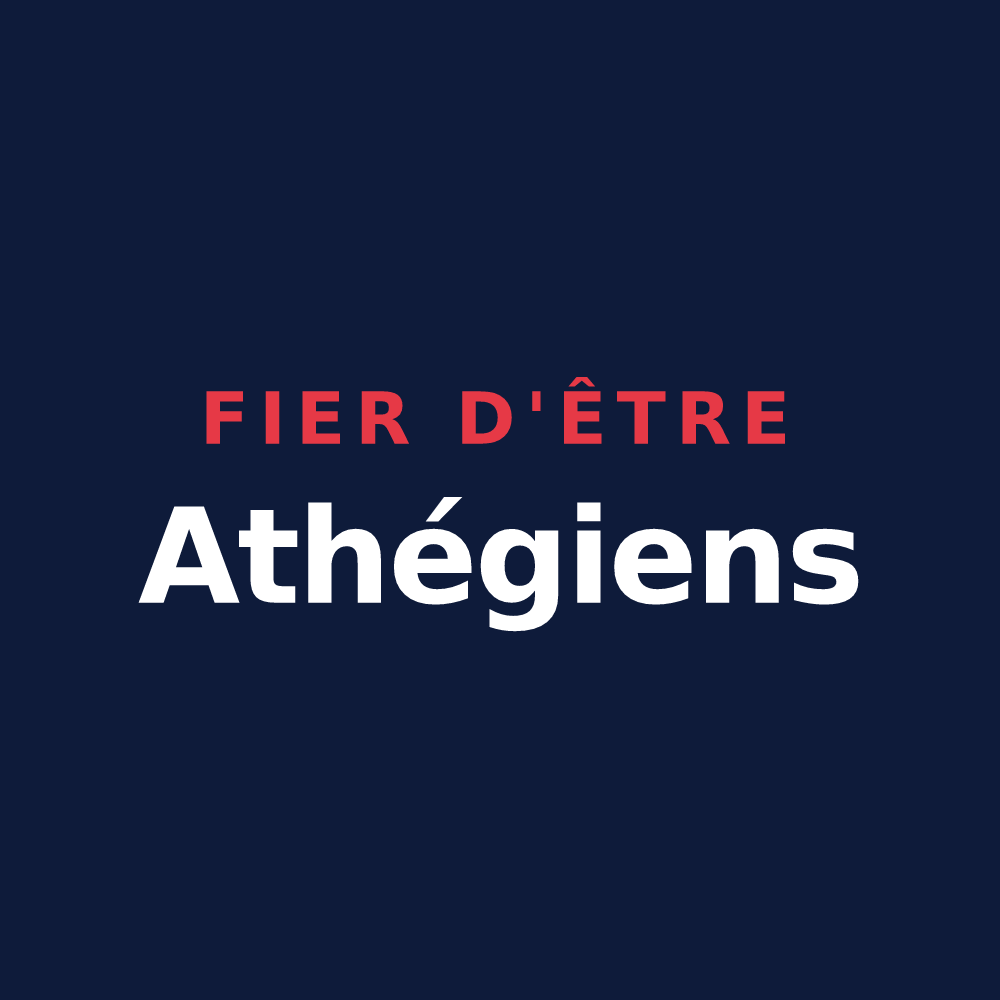 T-shirt « Fier d'être Athégiens » — design pour Athis-Mons
