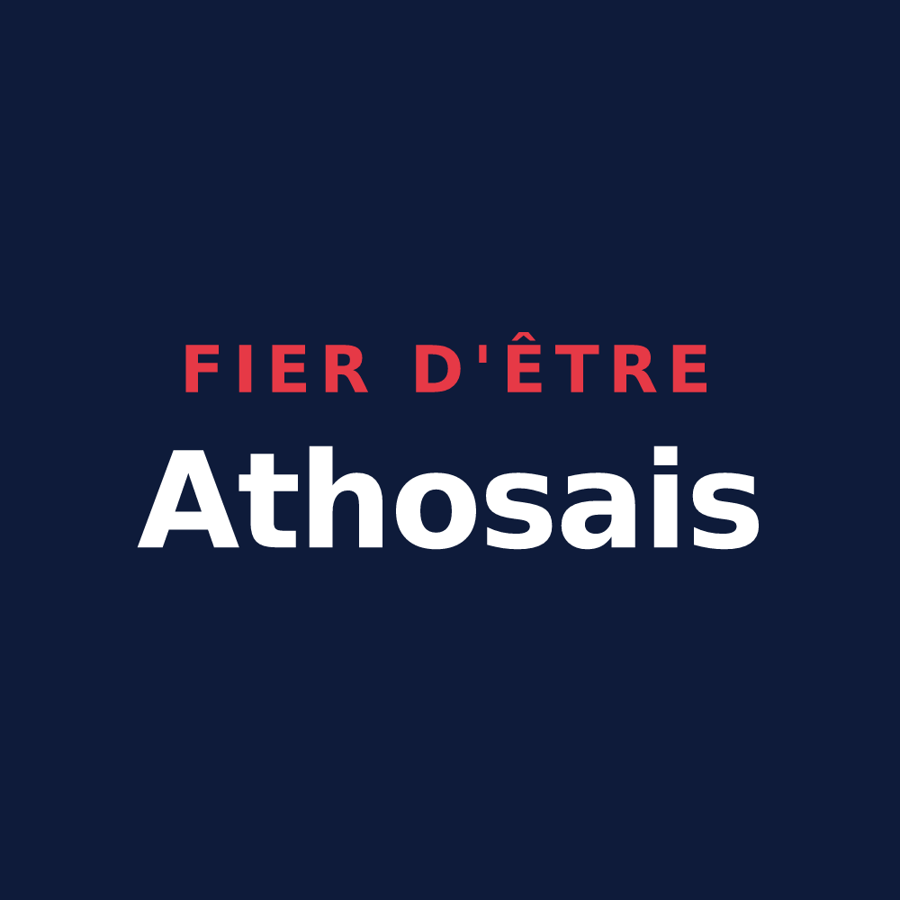 T-shirt « Fier d'être Athosais » — design pour Athos-Aspis