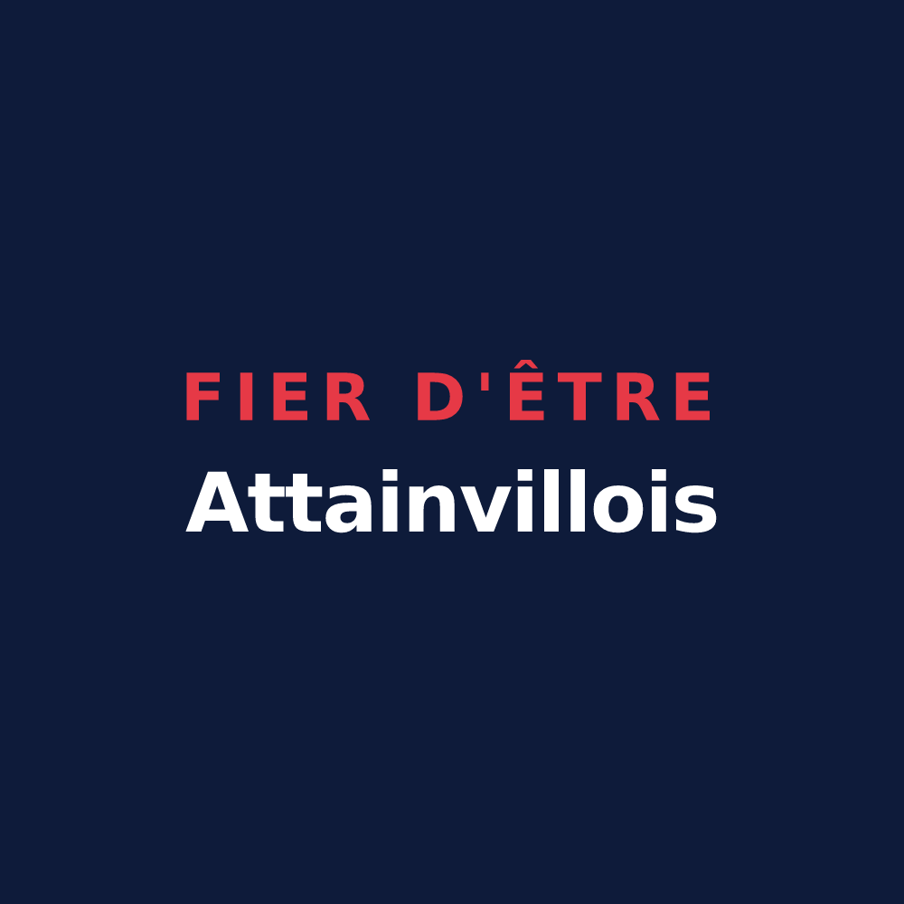 T-shirt « Fier d'être Attainvillois » — design pour Attainville