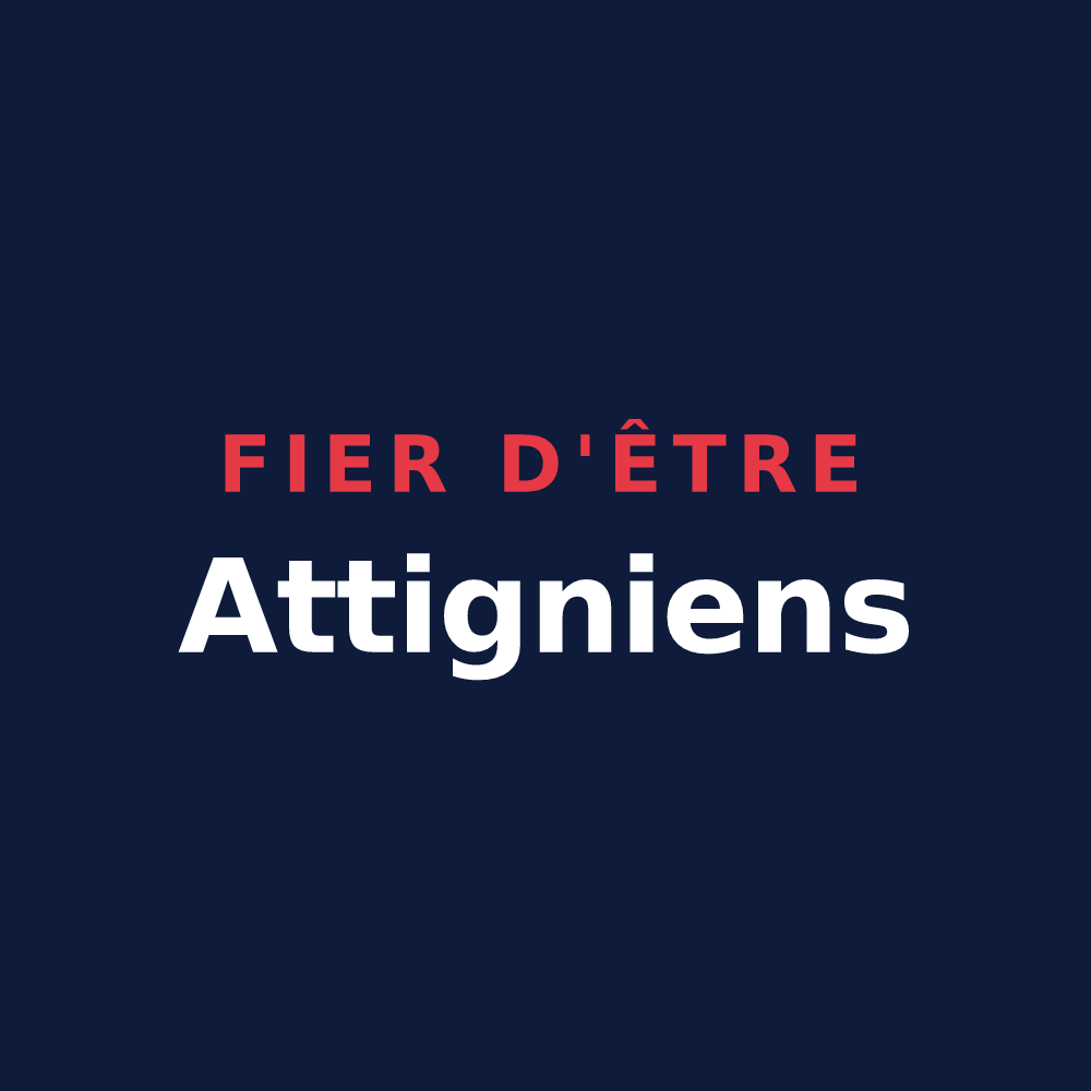 T-shirt « Fier d'être Attigniens » — design pour Attigny