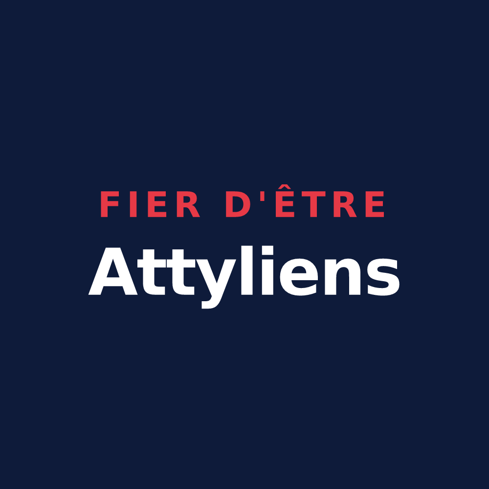 T-shirt « Fier d'être Attyliens » — design pour Attilly