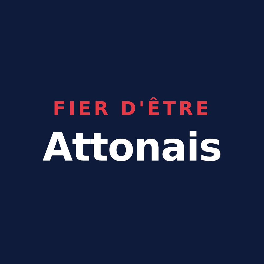 T-shirt « Fier d'être Attonais » — design pour Atton