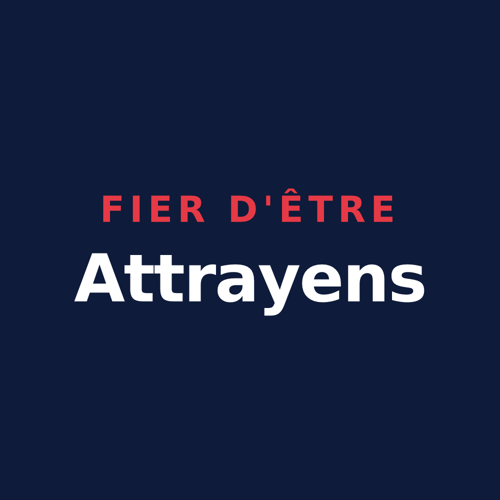 T-shirt « Fier d'être Attrayens » — design pour Attray