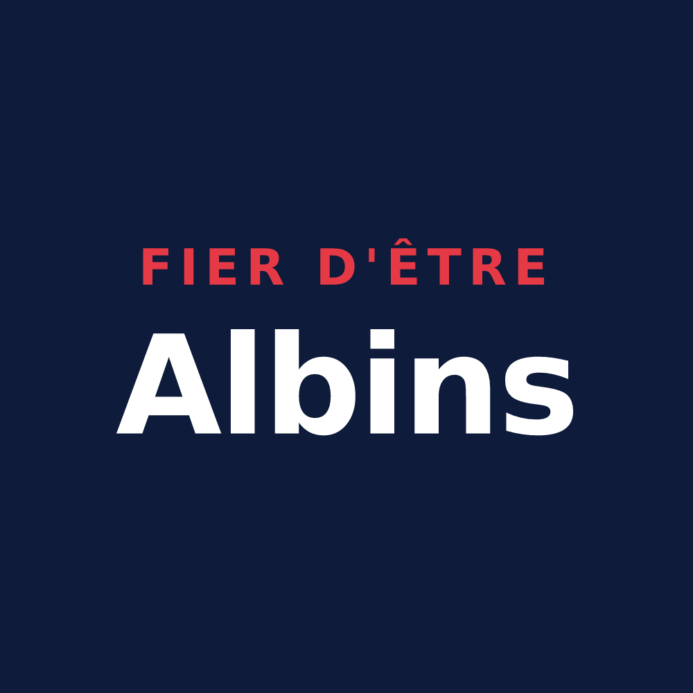 T-shirt « Fier d'être Albins » — design pour Aube
