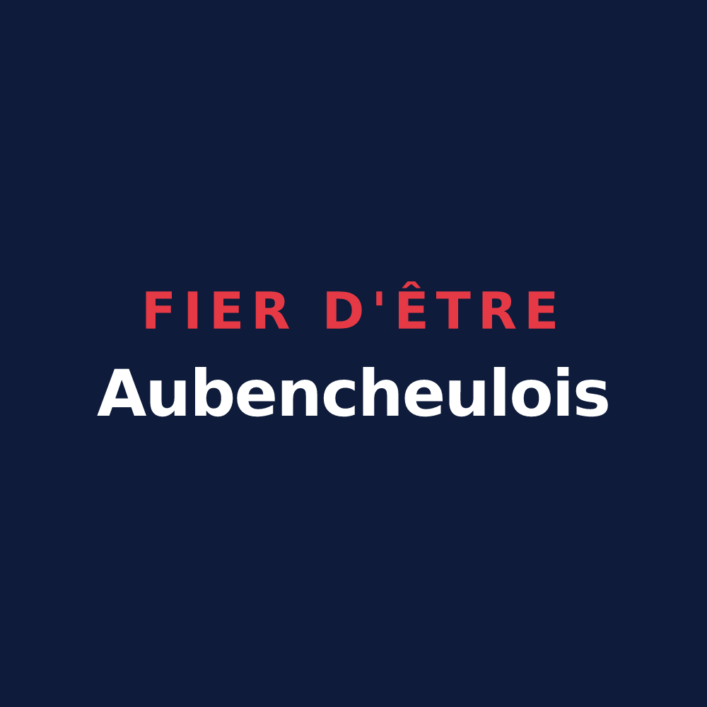 T-shirt « Fier d'être Aubencheulois » — design pour Aubencheul-au-Bac