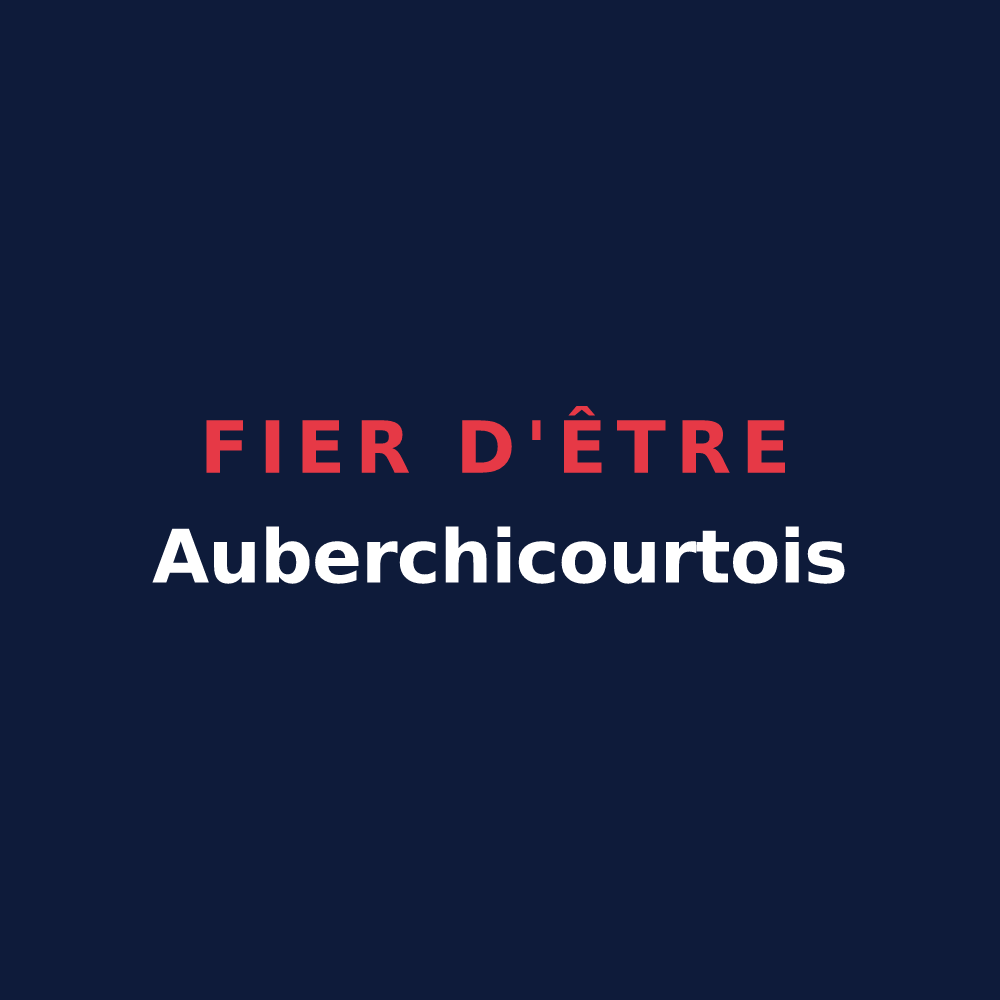 T-shirt « Fier d'être Auberchicourtois » — design pour Auberchicourt