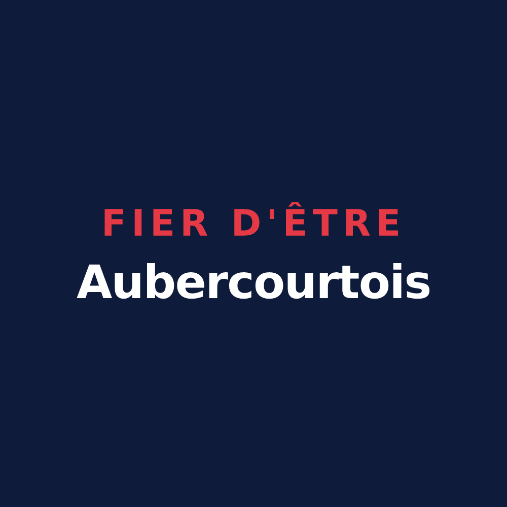 T-shirt « Fier d'être Aubercourtois » — design pour Aubercourt