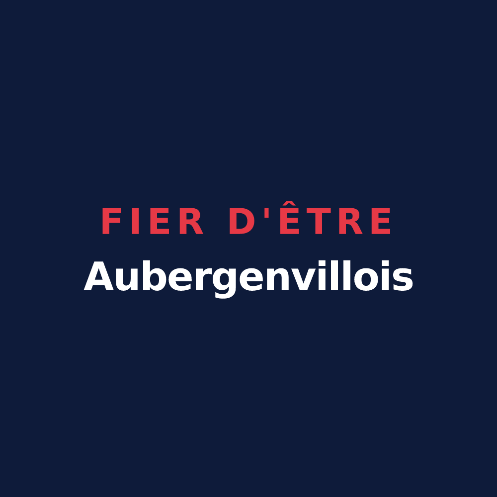 T-shirt « Fier d'être Aubergenvillois » — design pour Aubergenville