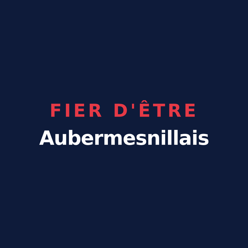 T-shirt « Fier d'être Aubermesnillais » — design pour Aubermesnil-Beaumais