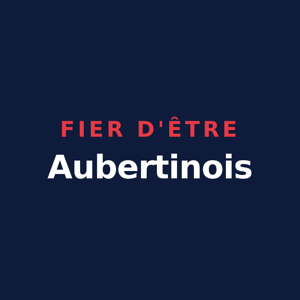 T-shirt « Fier d'être Aubertinois » — design pour Aubertin