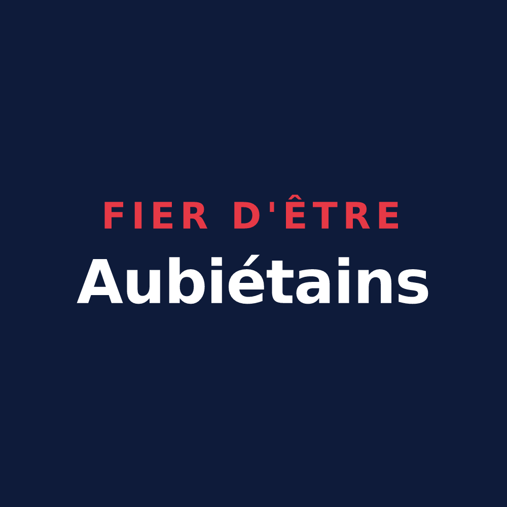 T-shirt « Fier d'être Aubiétains » — design pour Aubiet