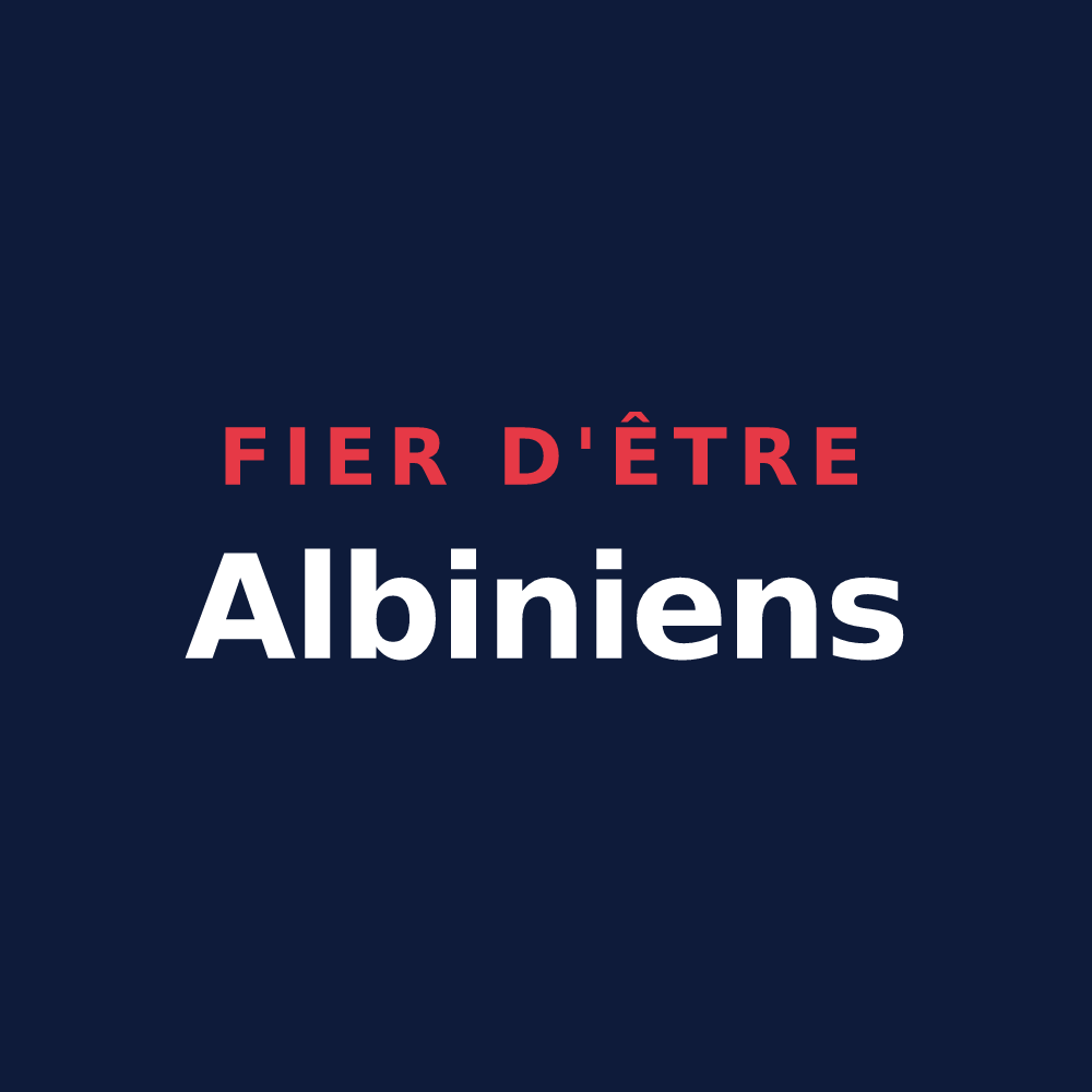 T-shirt « Fier d'être Albiniens » — design pour Aubigny