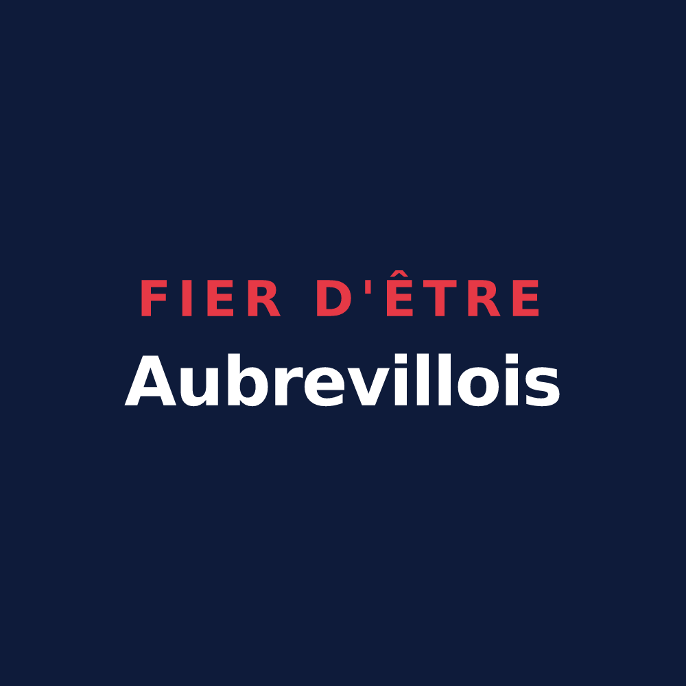 T-shirt « Fier d'être Aubrevillois » — design pour Aubréville