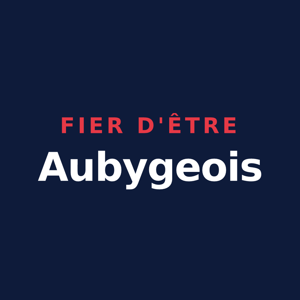 T-shirt « Fier d'être Aubygeois » — design pour Auby