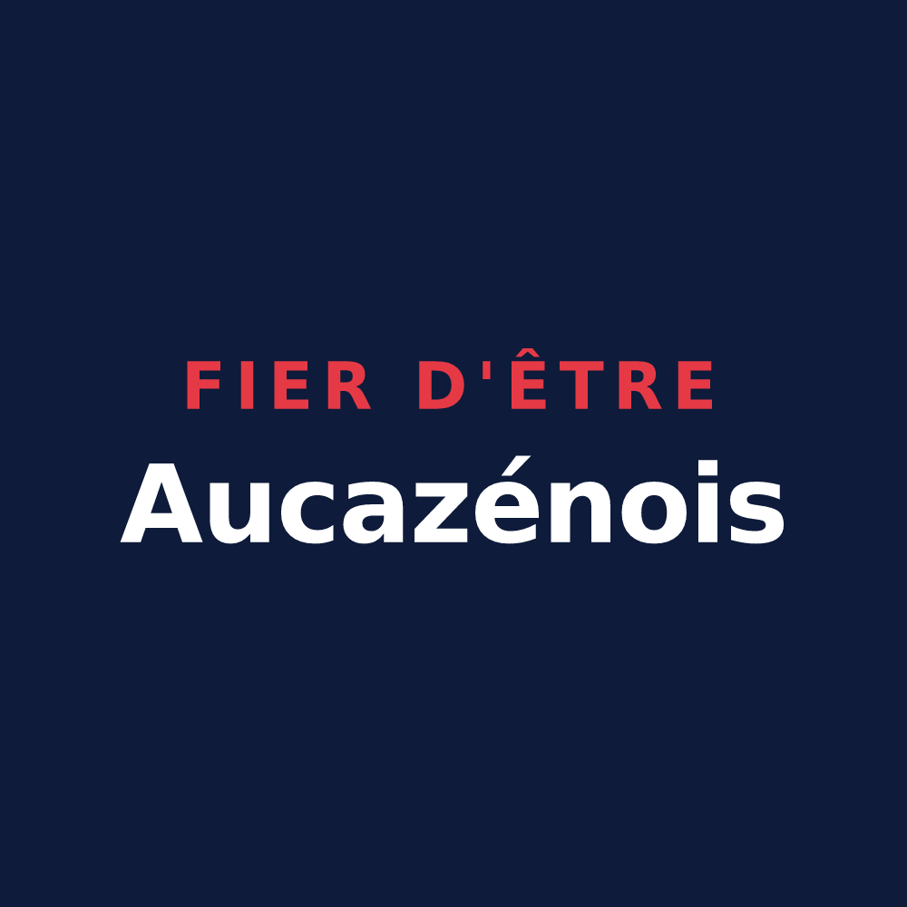 T-shirt « Fier d'être Aucazénois » — design pour Aucazein