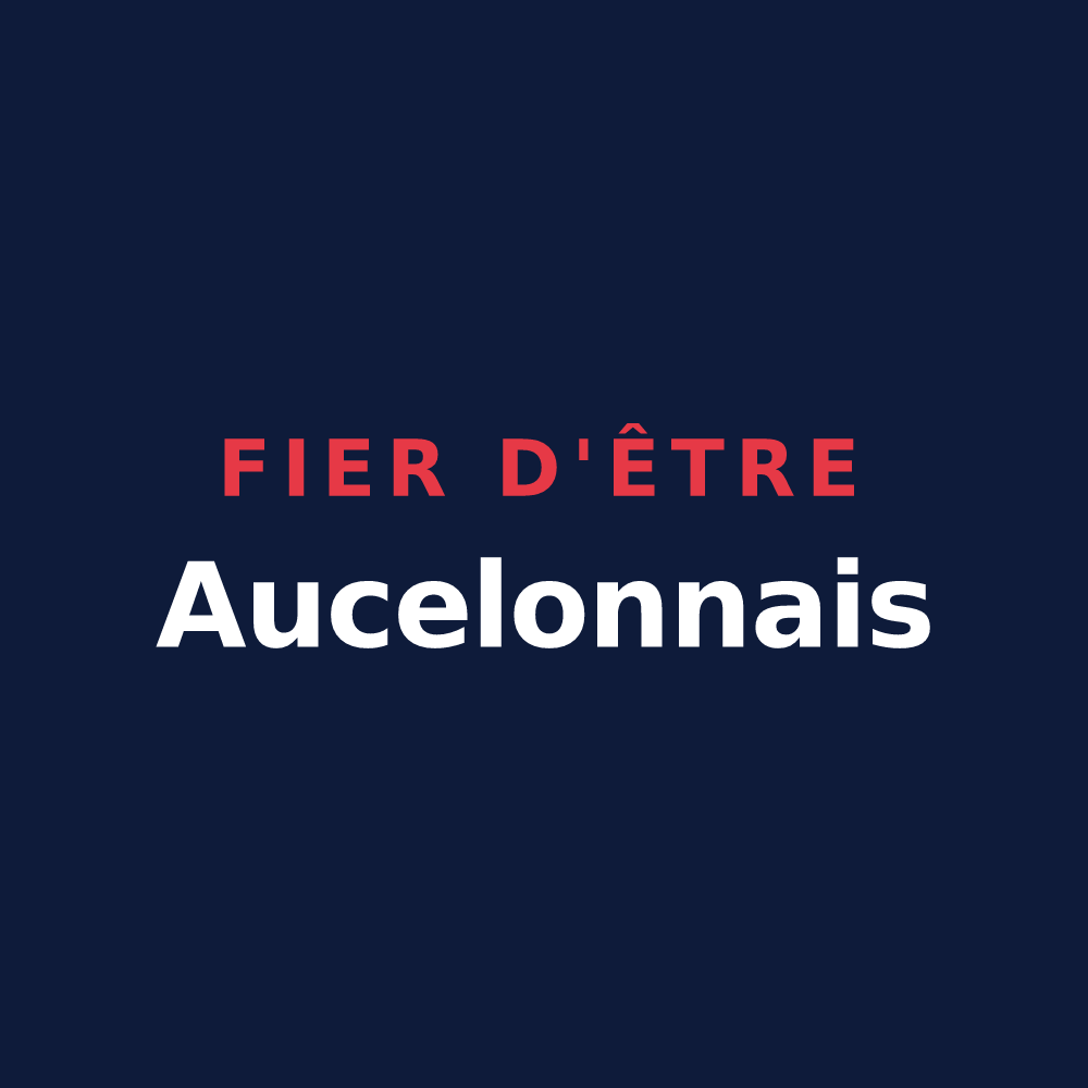 T-shirt « Fier d'être Aucelonnais » — design pour Aucelon