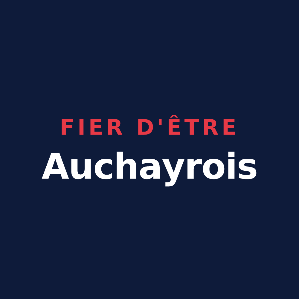 T-shirt « Fier d'être Auchayrois » — design pour Auchay-sur-Vendée