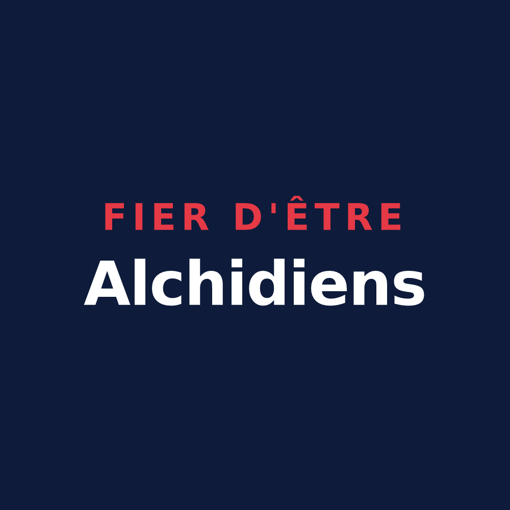 T-shirt « Fier d'être Alchidiens » — design pour Auchy-la-Montagne