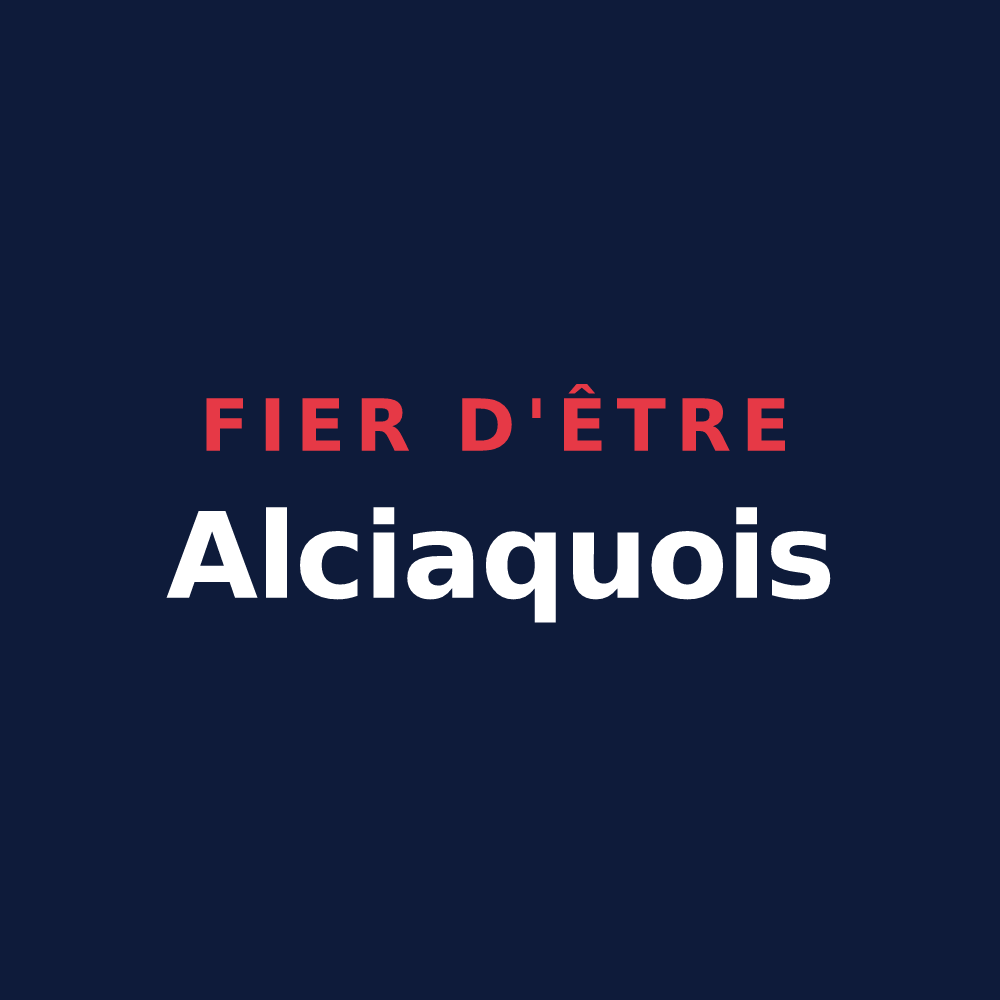 T-shirt « Fier d'être Alciaquois » — design pour Auchy-lès-Hesdin