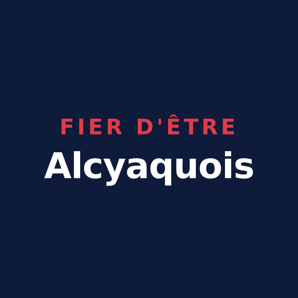 T-shirt « Fier d'être Alcyaquois » — design pour Auchy-lez-Orchies
