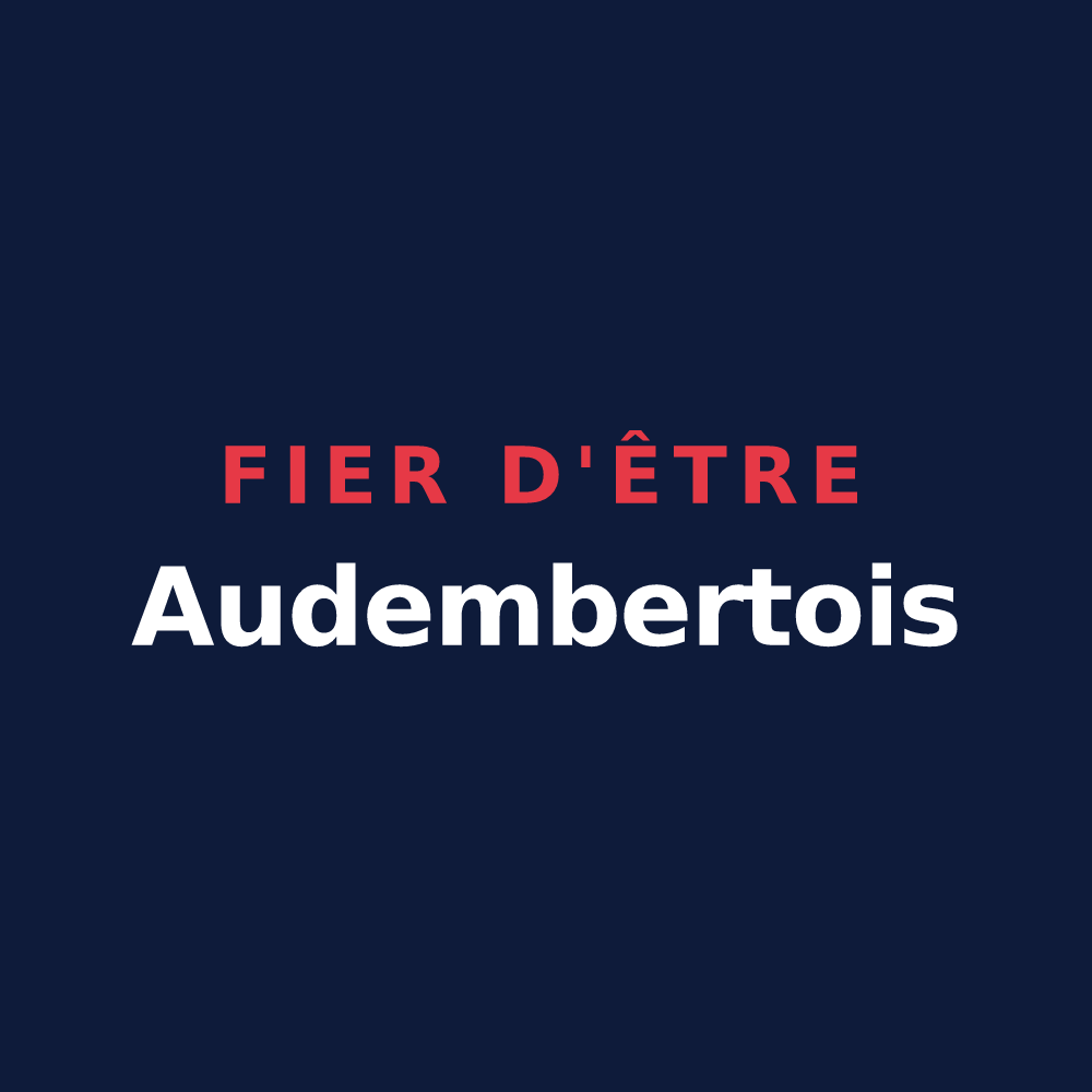 T-shirt « Fier d'être Audembertois » — design pour Audembert