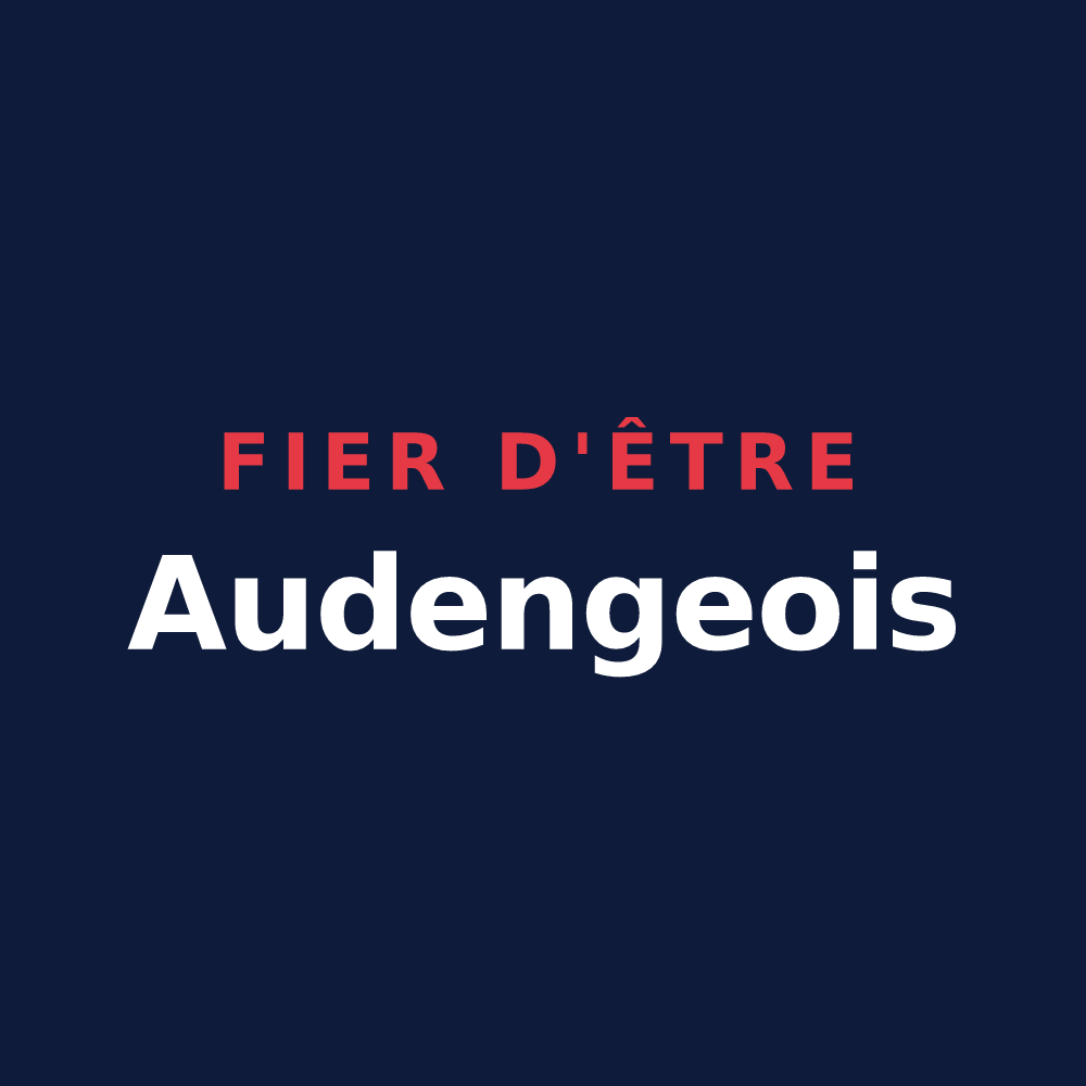 T-shirt « Fier d'être Audengeois » — design pour Audenge