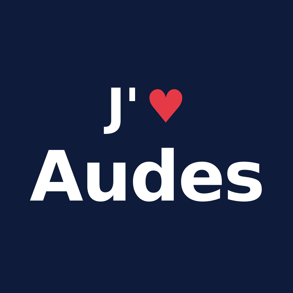 T-shirt personnalisé Audes — design J'aime Audes