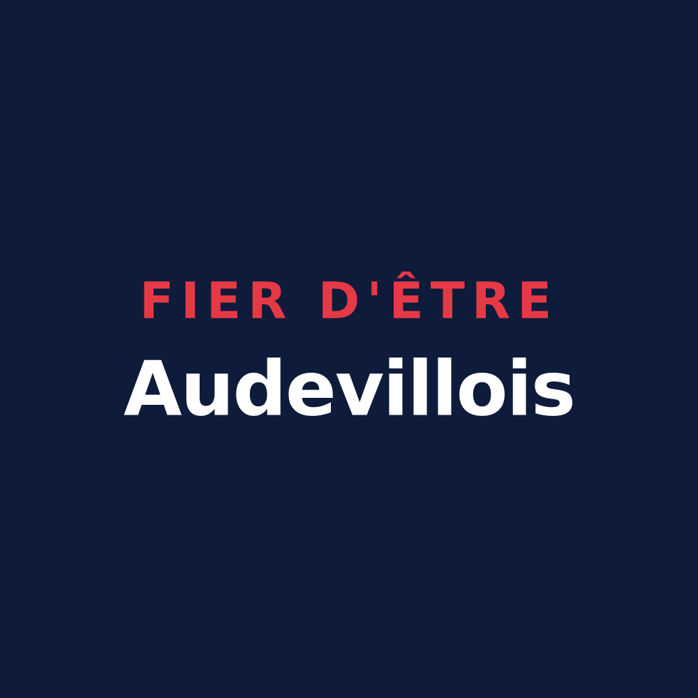 T-shirt « Fier d'être Audevillois » — design pour Audeville