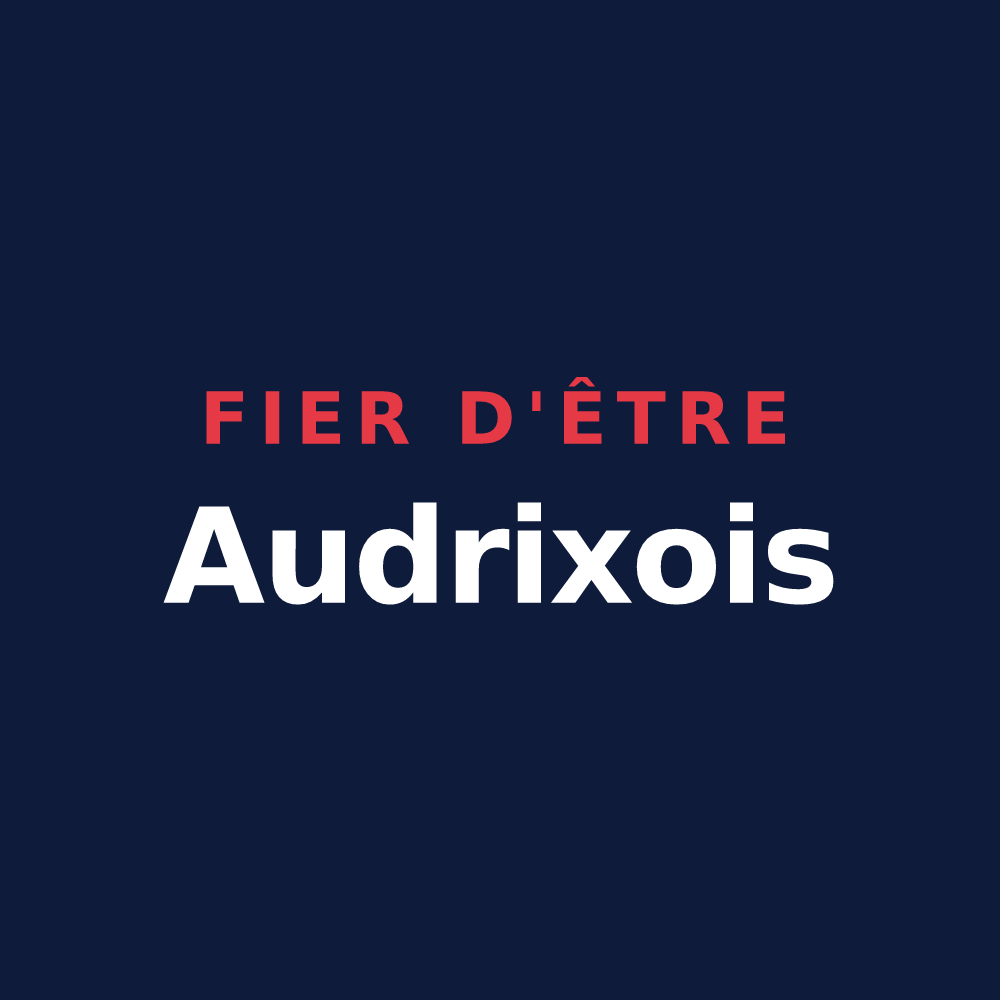 T-shirt « Fier d'être Audrixois » — design pour Audrix