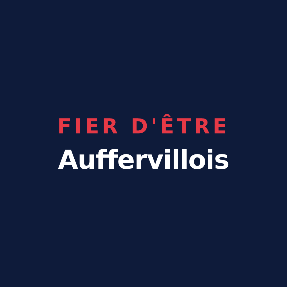 T-shirt « Fier d'être Auffervillois » — design pour Aufferville