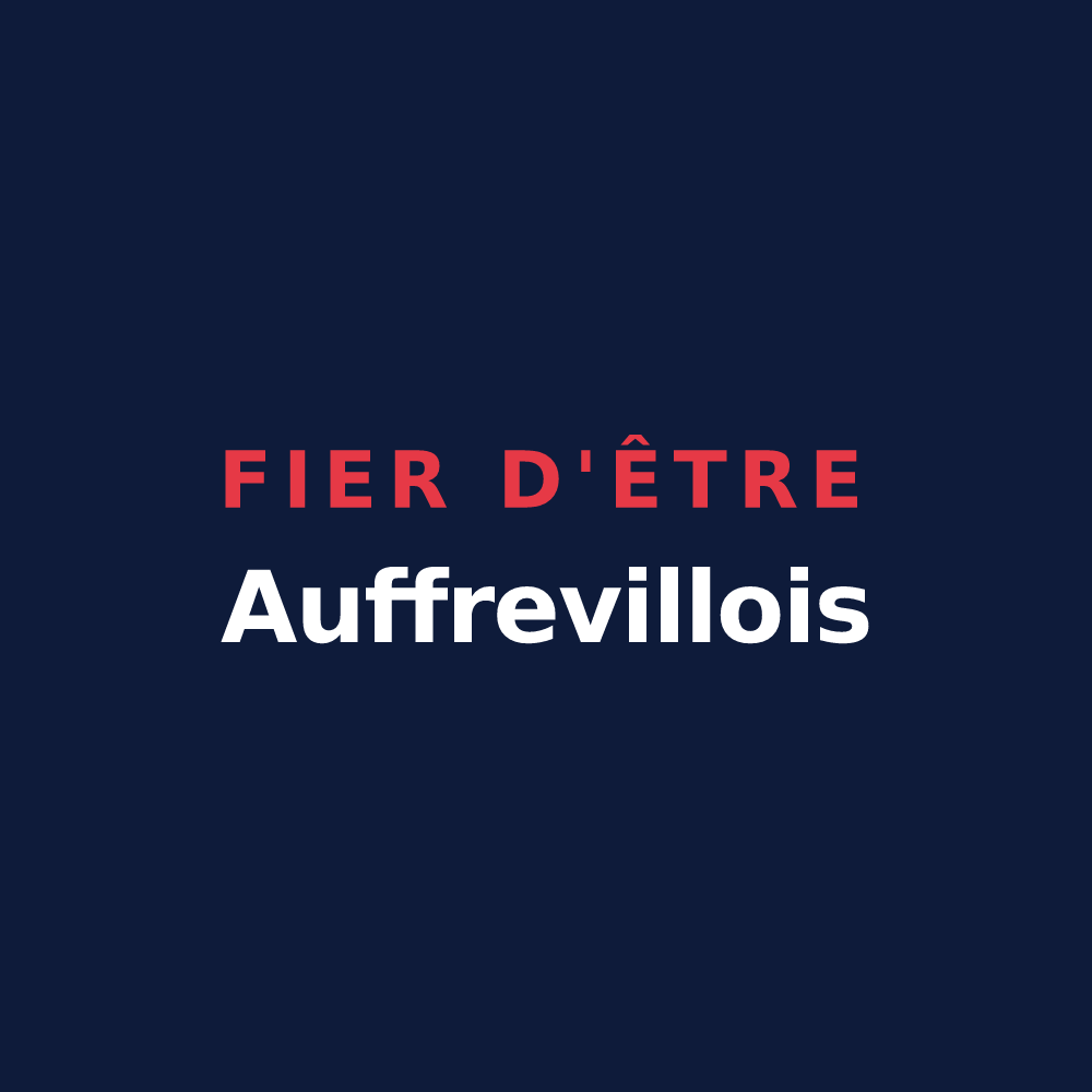 T-shirt « Fier d'être Auffrevillois » — design pour Auffreville-Brasseuil