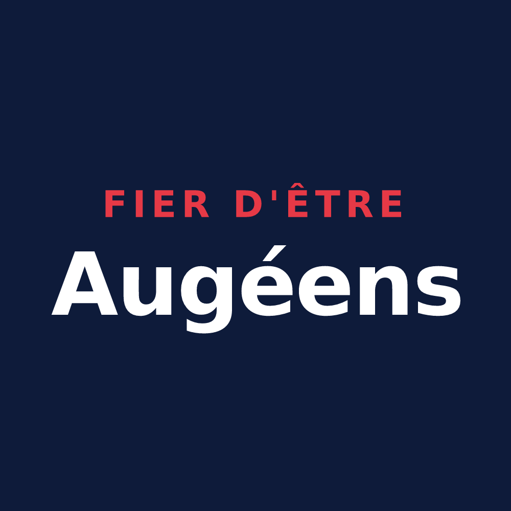 T-shirt « Fier d'être Augéens » — design pour Augé